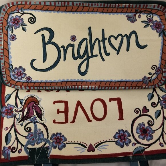 NWT Brighton Canvas Tote Bag Bella Tile Tote - Picture 3 of 3